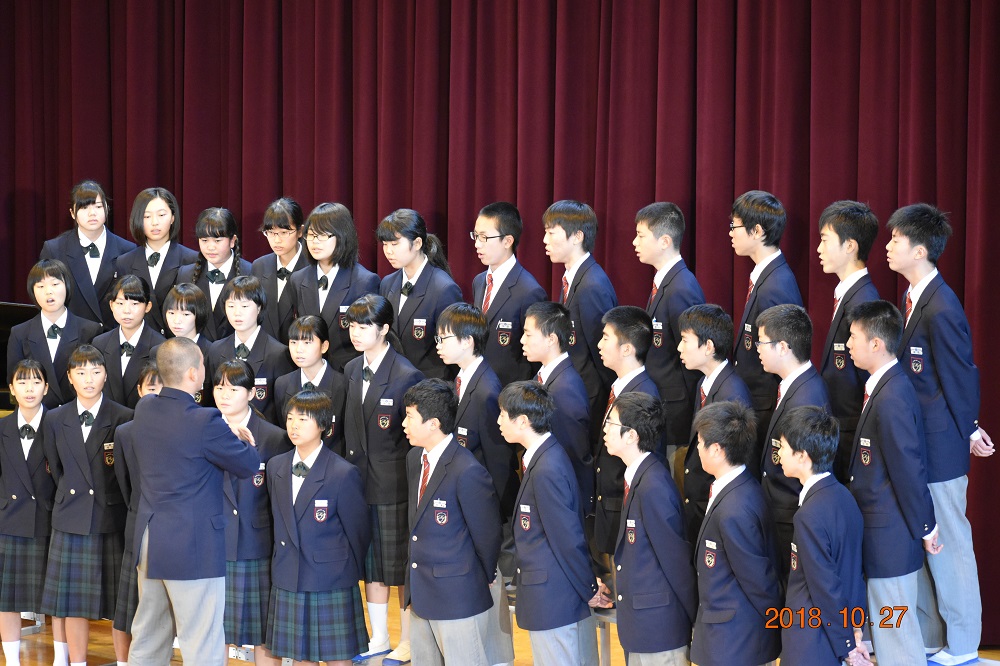 熊野中学校　合唱