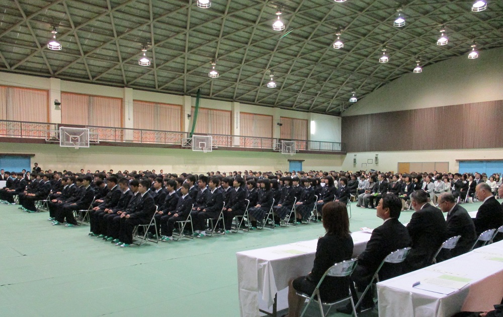 入学式の様子