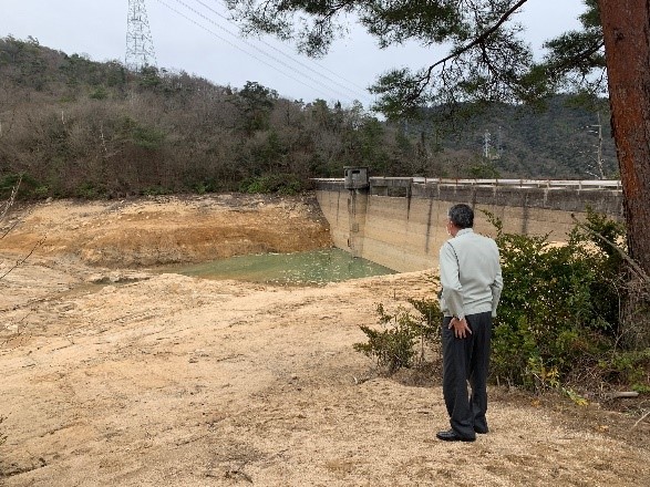 土砂や流木を撤去した様子